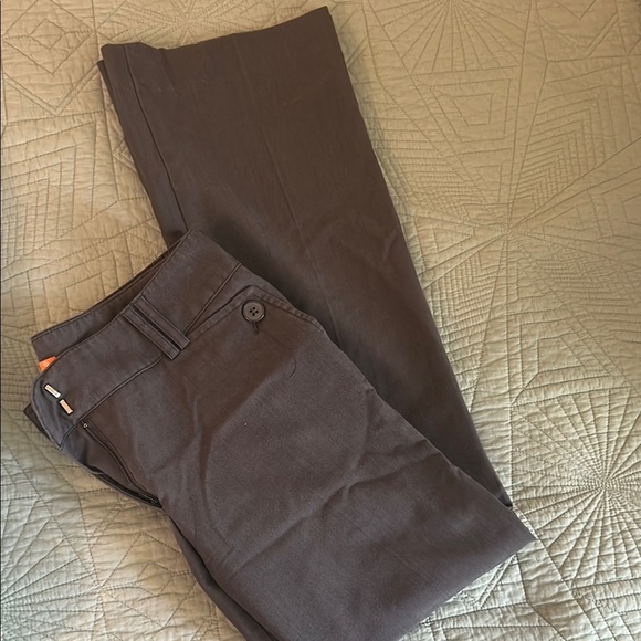 Classic Gray Chinos Tailored Style Smooth Fabric - Picture 1 of 2